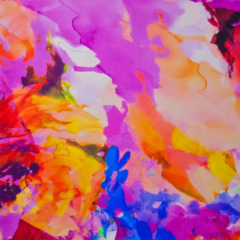 ingrandimento disegno sciarpa macchie rosa