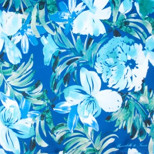 ingrandimento botanica blu verde petrolio